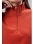 Mooncover Kadın Dik Yaka Yarım Fermuarlı Polarlı Sweatshirt 5