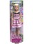 HTH66 Barbie 65.yıl Özel Pembe Elbiseli Bebek 3