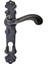 Antika Tarz Dekoratif Pirinç Okyanus Yale Kapı Kolu - 230X46 Mm, Oksit 1