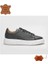Makras Exclusıve Tommy 777 Siyah Beyaz Hakiki Deri Erkek Sneaker Ayakkabı 1