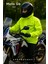 Moto GB Neon Motosiklet Yağmurluğu Outdoor Yağmurluk Cepli File Astarlı Kapşonlu Hafif Su Geçirmez Alt Üst Takım Motorcu Yağmurluk Orjinal Kadın Erkek 2
