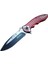 Lanmark Rd T60A Kamp Çakı 20 cm - Kırmızı Sap, Otomatik, Kemerlikli 1