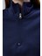 Mooncover Kadın Dik Yaka Yarım Fermuarlı Polarlı Sweatshirt 3