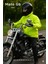Moto GB Neon Motosiklet Yağmurluğu Outdoor Yağmurluk Cepli File Astarlı Kapşonlu Hafif Su Geçirmez Alt Üst Takım Motorcu Yağmurluk Orjinal Kadın Erkek 7
