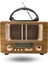 Büro Ev Ofis Hediyesi Için Mini Ahşap Retro Taşınır Bluetooth Hoparlörlü Şarjlı Radyo 1