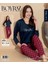 Boyraz 08041 Soft Milan Kumaş Uzun Kol Pijama Takımı 1