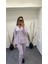 Alissa 6166 Bayan Önü Düğmeli Desenli Pijama Takımı 2