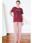 Estiva 25165 Kadın Marla Çicekli Kısa Kol Pijama Takımı 1