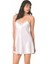 Arias Closet Beyaz kısa Saten Gecelik 1
