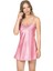 Arias Closet Koyu Pembe Kısa Saten Gecelik 1