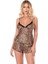 Arias Closet Leopar Saten Babydoll Şort Takımı 1