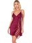 Arias Closet Bordo Kısa Saten Gecelik 1