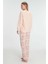 Arias Closet Pamuklu Kışlık Uzun Kol Kadın Pijama Takım 2