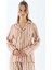 Viscose Çizgili Gömlek Pantolon Pijama Takımı 3