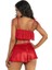 Arias Closet Kırmızı Saten Şort Takımı 9206 2