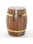 Pirinç Ahşap Fıçı Kumbara 12.5 cm WB535 ( Lisinya ) 1