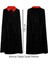 Nessiworld Kırmızı Yakalı Siyah Dracula Pelerin 120 cm 1