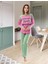 Derya Kurşun Uzun Kol Kadın Pijama Takım 1120 1