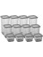 12'li 3 Boy Kavanoz Seti & Saklama Kabı & Erzak Kabı 6X650/1300/1900 ml (40 Lı Etiket Hediyeli) 2