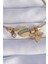 316L Çelik Gold Renk Zirkon Taşlı Gökkuşağı Tasarımlı Yusufçuk Bileklik - TJ-BB6204 2