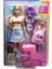 HJY18 Barbie Seyahatte Bebeği ve Aksesuarları 1