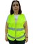 Fermuarlı Sarı Ikaz Yeleği Xl Beden 59 cm 1