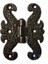 Zamak Kelebek Menteşe - Büyük, 50X67MM, Oksit, 1 Adet 1