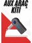 Tüm Cihazlara Uyumlu Bluetooth Aux Araç Kiti Siyah 2