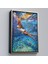 Çerçeveli Su Altında Yüzen Kız Duvar TABLOSU-6334 2