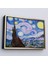 Çerçeveli Vincent Van Gogh - Yıldızlı Geceler Premium Görüntü TABLOSU-7163 3
