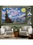Çerçeveli Vincent Van Gogh - Yıldızlı Geceler Premium Görüntü TABLOSU-7163 6