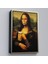 Çerçeveli Bira Içme Mona Lisa Kanvas Tablo, Olağandışı Mona Lisa Kanvas TABLO-5219 1