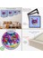 Çerçeveli Renkli Kedi Kafası Dekoratif Kanvas TABLO-5815 5