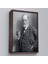 Çerçeveli Sigmund Freud Elinde Puro Ile Siyah Beyaz Fotoğrafı Kanvas TABLO-5238 1