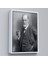 Çerçeveli Sigmund Freud Elinde Puro Ile Siyah Beyaz Fotoğrafı Kanvas TABLO-5238 4