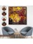 Çerçeveli Sarı Buz Cam Kanvas TABLO-5884 7