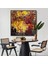 Çerçeveli Sarı Buz Cam Kanvas TABLO-5884 8