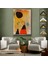 Çerçeveli Joan Miro - Deux Şahsiyetler TABLOSU-8110 6