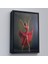 Çerçeveli Kırmızı Kıyafetli Bale Yapan Kadın TABLOSU-7951 1