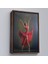 Çerçeveli Kırmızı Kıyafetli Bale Yapan Kadın TABLOSU-7951 2