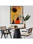 Çerçeveli Joan Miro - Deux Şahsiyetler TABLOSU-8110 8