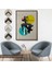 Çerçeveli Retro Daireler TABLOSU-7878 7