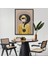 Çerçeveli Yüzünde Kuş Olan Adam Pop Art TABLO-7848 8