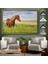 Çerçeveli At ve Manzaralı Dekoratif Kanvas TABLO-1131 6