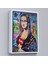 Çerçeveli Banksy Renkli Mona Lisa Kanvas Tablo, Pop Art, Sokak Sanatı, Kanvas TABLO-5305 4