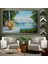 Çerçeveli Yaz Deniz Manzarası Yağlıboya Görünüm Dekoratif Kanvas Duvar TABLOSU-3498 6