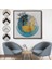 Çerçeveli Soyut Geometri Ağaç ve Geyik TABLOSU-8309 7