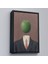 Çerçeveli Rene Magritte - Soyut Sabit Fikir TABLOSU-7343 3