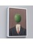 Çerçeveli Rene Magritte - Soyut Sabit Fikir TABLOSU-7343 4