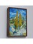 Çerçeveli Vincent Van Gogh -Saint-Rémy Yakınlarındaki Alpilles'de Iki Kavak TABLO-7455 1